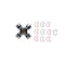 Spicer Universal Joint; Greaseable; Grease Zerk In Cap; 1410 Series 5-1410-1X - alternate 1